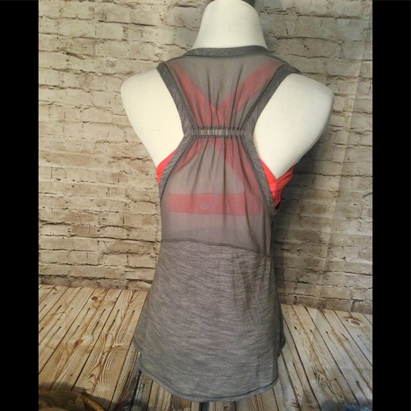 Lululemon Work the Circuit heathered grey tank - Picture 6 of 7